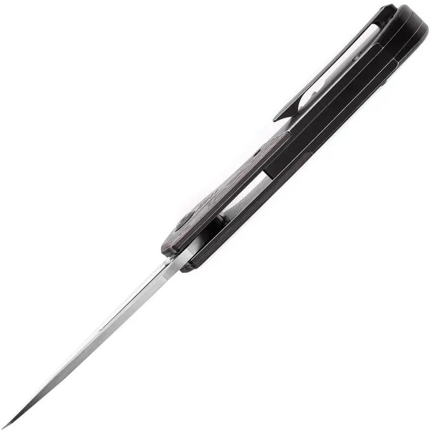 Kansept Knives Thoth Bolster Lock Purple Haze K1075T1 - CPM 20CV Clip Point Blade With Titanium Handle And Inlay by Kansept Knives