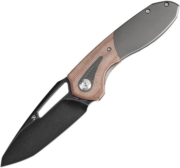 Kansept Knives Thoth Bolster Lock Brown Mic K1075T2 by Kansept Knives