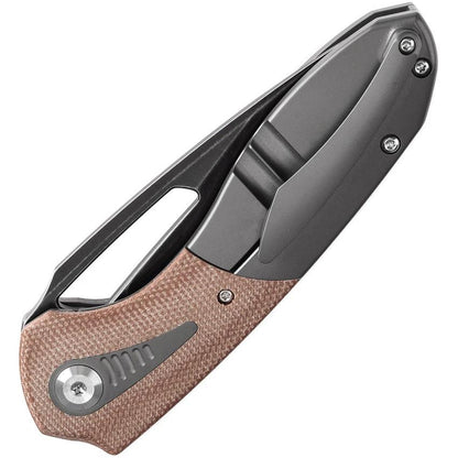 Kansept Knives Thoth Bolster Lock Brown Mic K1075T2 by Kansept Knives