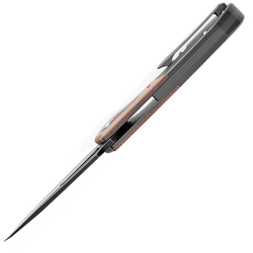 Kansept Knives Thoth Bolster Lock Brown Mic K1075T2 by Kansept Knives