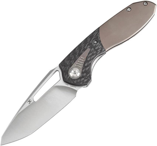 Kansept Knives Thoth Bolster Lock Twill CF K1075T3 by Kansept Knives