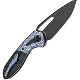 Kansept Knives Thoth Bolster Lock Lightning K1075T4 - Black Stonewash CPM-20CV Blade Lightning Anodized Titanium Inlay by Kansept Knives