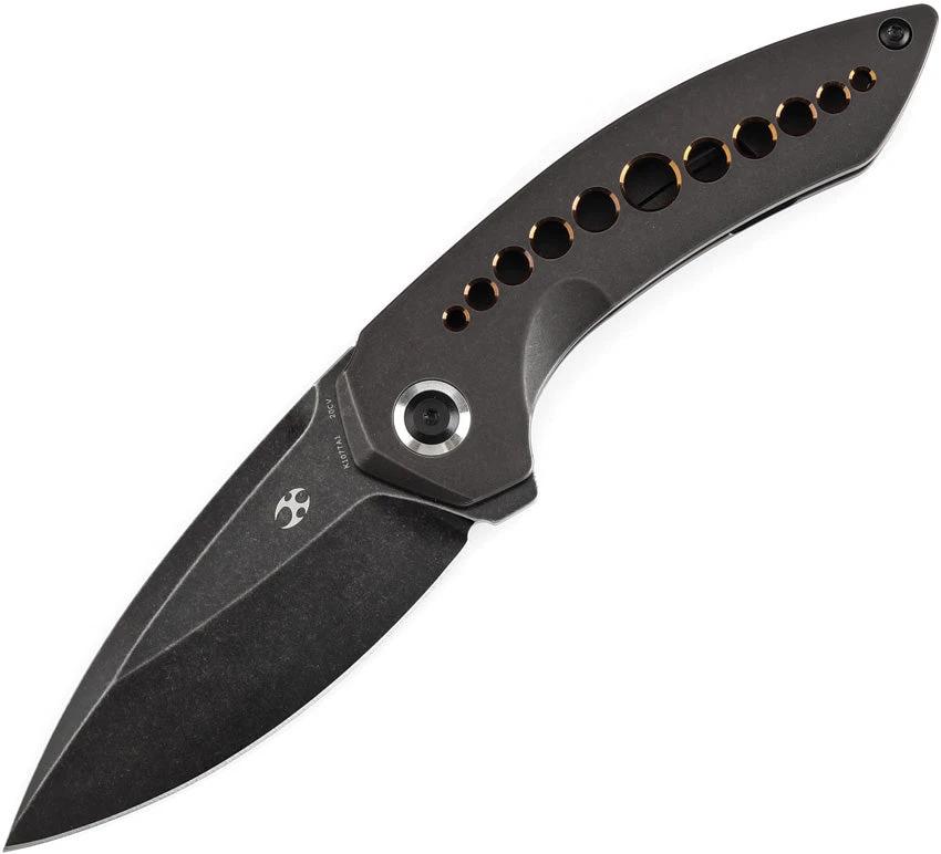 Kansept Knives ODD 21 Framelock Blk SW K1077A1 by Kansept Knives