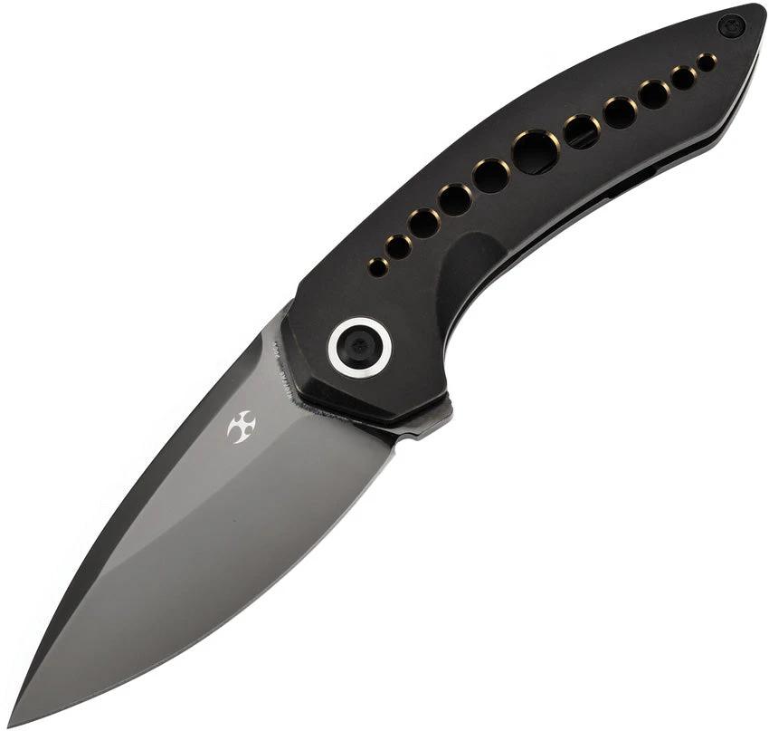 Kansept Knives ODD 21 Framelock BW/Brz K1077A6 by Kansept Knives