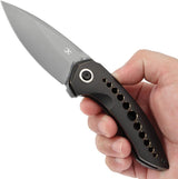 Kansept Knives ODD 21 Framelock BW/Brz K1077A6 by Kansept Knives