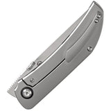 Kansept Knives Tarkin Framelock BB K1078A1 - CPM-20CV Satin Tanto Blade With Titanium Bead Blast Handle by Kansept Knives