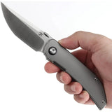 Kansept Knives Tarkin Framelock BB K1078A1 - CPM-20CV Satin Tanto Blade With Titanium Bead Blast Handle by Kansept Knives