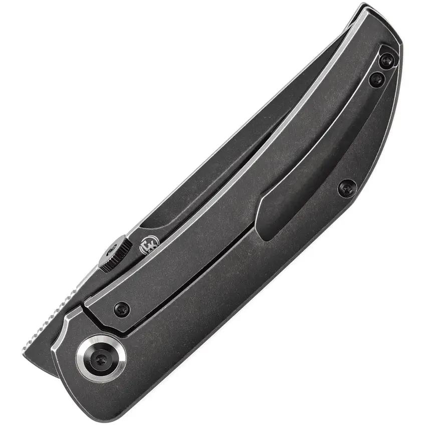 Kansept Knives Tarkin Framelock Black SW K1078A2 - CPM-20CV Stainless Tanto Blade With Black Stonewash Finish by Kansept Knives