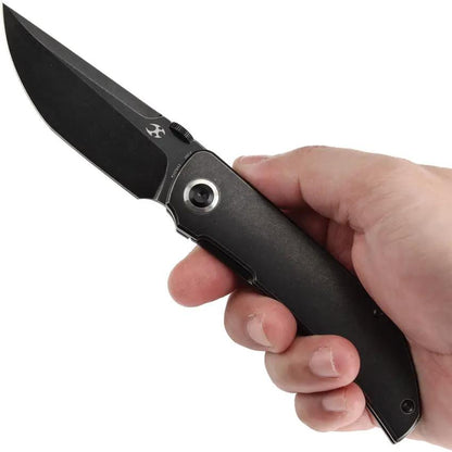 Kansept Knives Tarkin Framelock Black SW K1078A2 - CPM-20CV Stainless Tanto Blade With Black Stonewash Finish by Kansept Knives