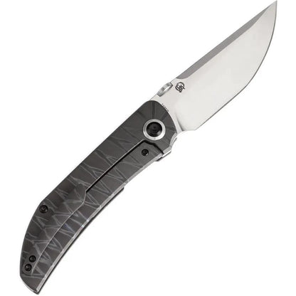 Kansept Knives Tarkin Framelock Flame K1078A3 - CPM 20CV Tanto Blade With Flame Anodized Titanium Handle by Kansept Knives