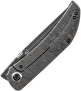 Kansept Knives Tarkin Framelock Tiger K1078A7 - Tiger Striped Flamed Titanium Handle And CPM-20CV Blade by Kansept Knives