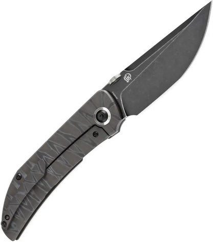 Kansept Knives Tarkin Framelock Tiger K1078A7 - Tiger Striped Flamed Titanium Handle And CPM-20CV Blade by Kansept Knives