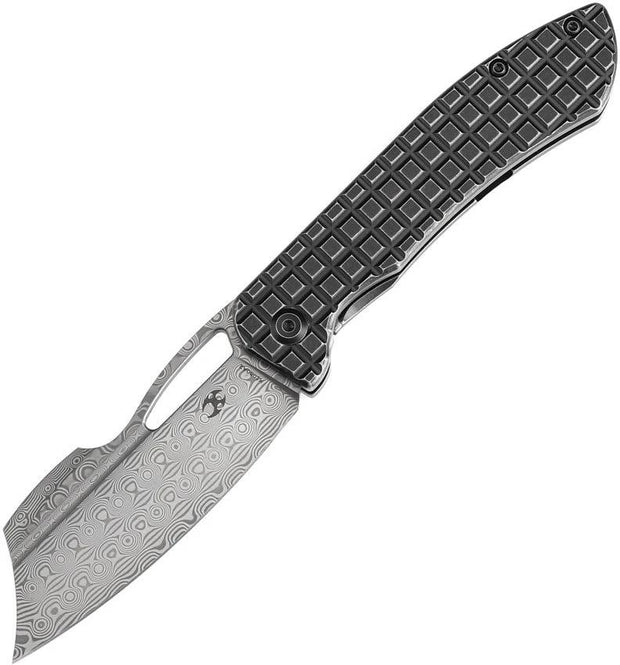 Kansept Knives Cybin Framelock Damascus K1080A2 by Kansept Knives