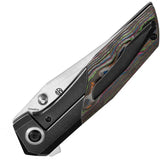 Kansept Knives Deadite Framelock 80s CF K1081A3 - Satin CPM S35VN Clip Point Blade With 80s Carbon Fiber Inlay by Kansept Knives
