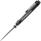 Kansept Knives Deadite Framelock Shred CF K1081A5 - S35VN Clip Point Blade With Shredded Carbon Fiber Inlay by Kansept Knives