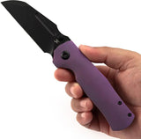 Kansept Knives Dreadnaught Framelock Ppl K1082A4 - Purple Anodized Titanium Handle, S35VN Cleaver Blade by Kansept Knives