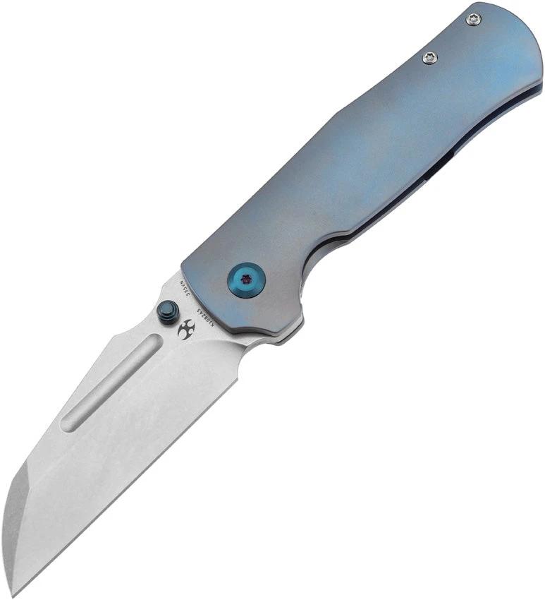 Kansept Knives Dreadnaught Framelock Blue K1082A5 by Kansept Knives