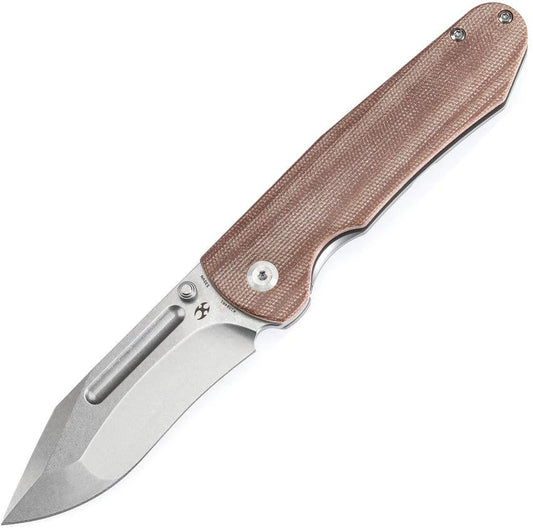 Kansept Knives Superhawk Framelock Brn mic K1084B1 by Kansept Knives