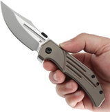 Kansept Knives Orion Framelock Bronze Ti K1089A2 by Kansept Knives