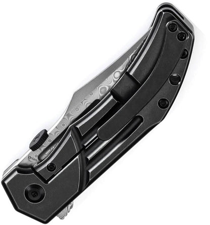 Kansept Knives Orion Framelock BW Damascus K1089A3 by Kansept Knives