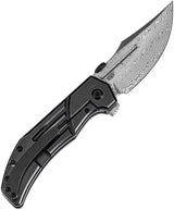 Kansept Knives Orion Framelock BW Damascus K1089A3 by Kansept Knives