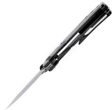 Kansept Knives Orion Framelock BW Damascus K1089A3 by Kansept Knives