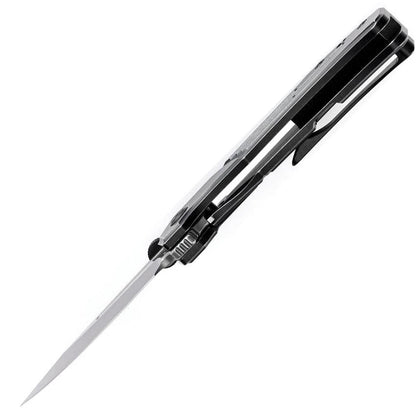 Kansept Knives Orion Framelock BW Damascus K1089A3 by Kansept Knives