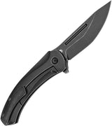 Kansept Knives Hira Framelock BSW - CPM S35VN BlackWash Titanium Folder with 3.5in Blade by Kansept Knives