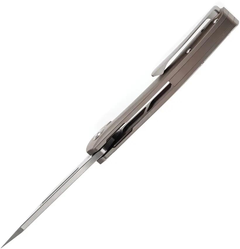 Kansept Knives Hira Framelock Bronze K1090A2 - S35VN Blade, Bronze Anodized Titanium Handle by Kansept Knives