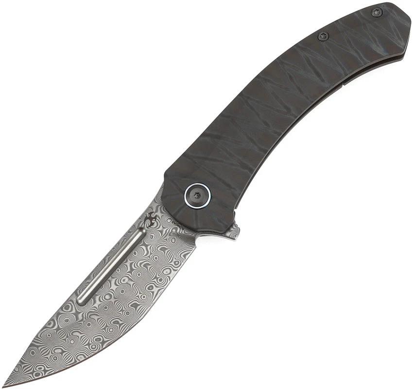 Kansept Knives Hira Framelock Damascus K1090A5 by Kansept Knives
