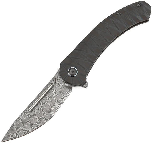Kansept Knives Hira Framelock Damascus K1090A5 by Kansept Knives