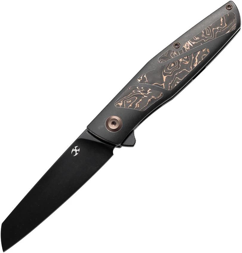 Kansept Knives Cru Framelock Copper Foil K1092A1 by Kansept Knives