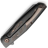 Kansept Knives Cru Framelock Copper Foil K1092A1 by Kansept Knives