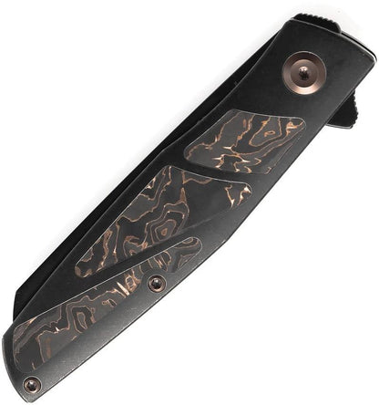 Kansept Knives Cru Framelock Copper Foil K1092A1 by Kansept Knives
