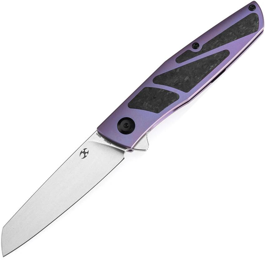 Kansept Knives Cru Framelock Purple Ti K1092A2 by Kansept Knives