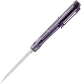 Kansept Knives Cru Framelock Purple Ti K1092A2 by Kansept Knives