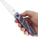 Kansept Knives Cru Framelock Purple Ti K1092A2 by Kansept Knives