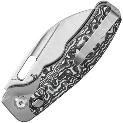 Kansept Knives Vivid Crossbar Lock CF K1094V3 - CPM S35VN Wharncliffe Blade With Titanium Handle And Carbon Fiber by Kansept Knives