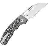 Kansept Knives Vivid Crossbar Lock CF K1094V3 - CPM S35VN Wharncliffe Blade With Titanium Handle And Carbon Fiber by Kansept Knives