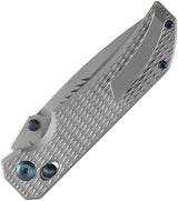 Kansept Knives Eaglestrike Crossbar Lock Gry K1095V4 - CPM S30V Blade Bead Blast Titanium Handle by Kansept Knives