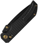 Kansept Knives Eaglestrike Crossbar Lock - BlackWash CPM S35VN Blade With Titanium Handle by Kansept Knives