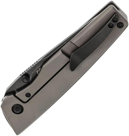 Kansept Knives Chimera Framelock Bronze K1096A1 - CPM S35VN Drop Point Blade With Bronze Anodized Titanium Handle by Kansept Knives