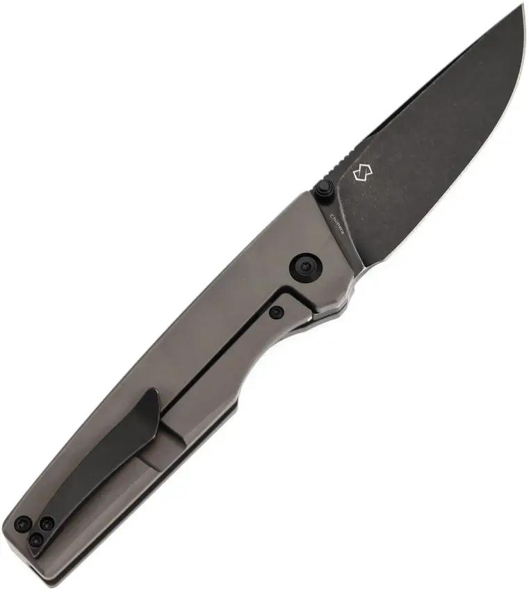 Kansept Knives Chimera Framelock Bronze K1096A1 - CPM S35VN Drop Point Blade With Bronze Anodized Titanium Handle by Kansept Knives