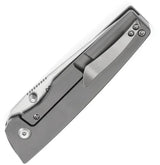 Kansept Knives Chimera Framelock Ti - CPM S35VN Stonewashed Drop Point Blade Titanium Handle by Kansept Knives