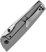 Kansept Knives Chimera Framelock Gray - S35VN Blade With Gray Anodized Titanium Handle by Kansept Knives