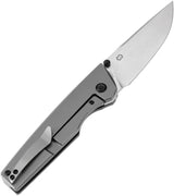 Kansept Knives Chimera Framelock Gray - S35VN Blade With Gray Anodized Titanium Handle by Kansept Knives