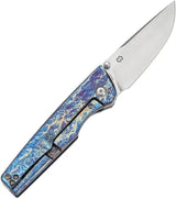 Kansept Knives Chimera Framelock Lightning - Lightning Strike Anodized Titanium Handle by Kansept Knives