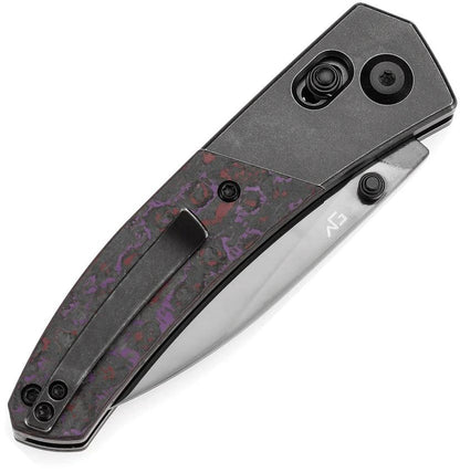 Kansept Knives Dako Crossbar Lock PurpleCF K1101V3 by Kansept Knives