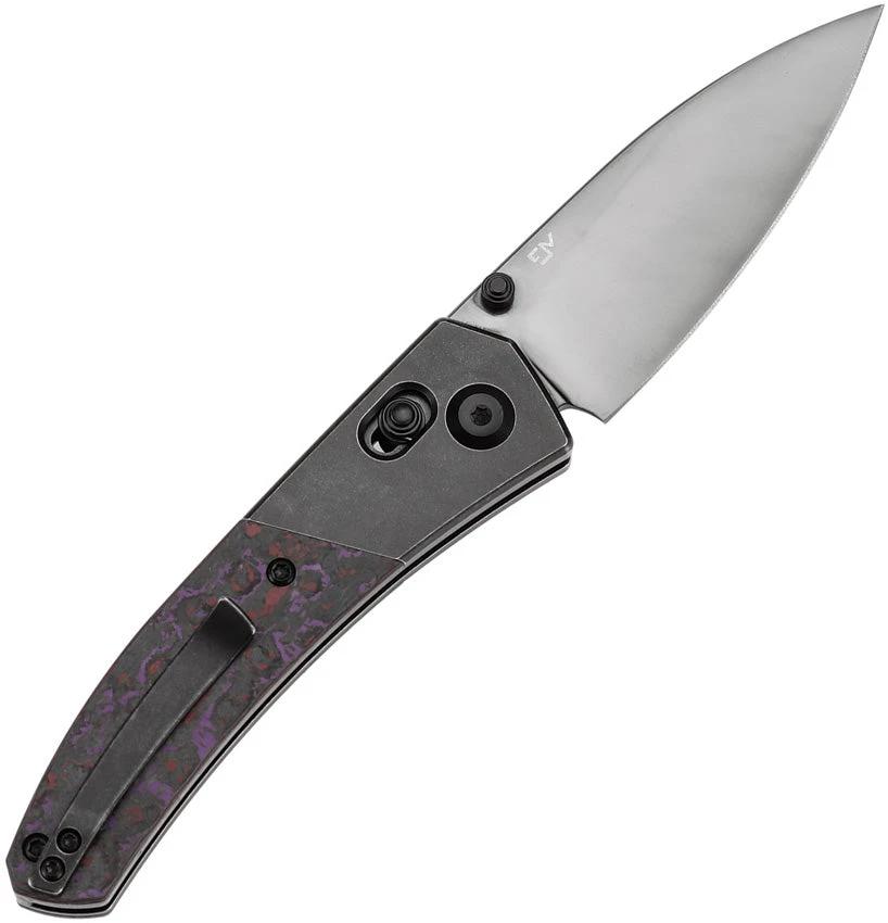 Kansept Knives Dako Crossbar Lock PurpleCF K1101V3 by Kansept Knives
