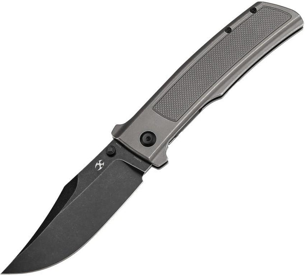 Kansept Knives Bison Framelock Gray SW K1108A3 by Kansept Knives